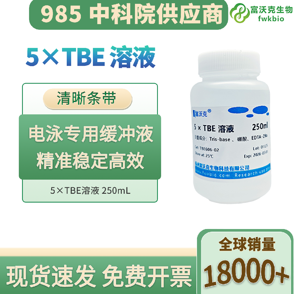 高分辨TBE缓冲液 小分子核酸片段分离科研电泳溶液